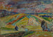Landscape with a patchwork of fields - Sasza Blonder — artwork view
