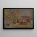 Still life with bread - Sasza Blonder — framed artwork on a wall