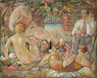 Lunch on the Grass - Sava Šumanović — artwork view