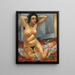 Nude Woman - Sava Šumanović — framed artwork on a wall
