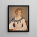 Portrait of Princess Irina Obolensky - Saveli Abramovich Sorin — framed artwork on a wall