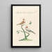 Ornithologia methodice digesta Pl336 - Saverio Manetti — framed artwork on a wall