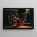 La Princesse Mathilde 1820-1904 in her studio on rue de Courcelles - Sébastien Charles Giraud — framed artwork on a wall