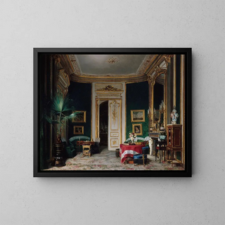 Salon de l'hôtel Wendel, rue de Clichy - Sébastien Charles Giraud — framed artwork on a wall