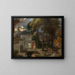 Classic landscape painting - Sébastien Bourdon — framed artwork on a wall