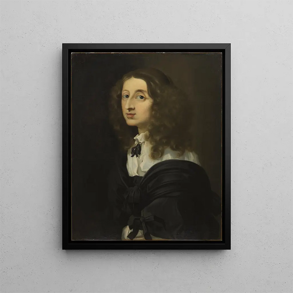 La reine Christine - Sébastien Bourdon — framed artwork on a wall