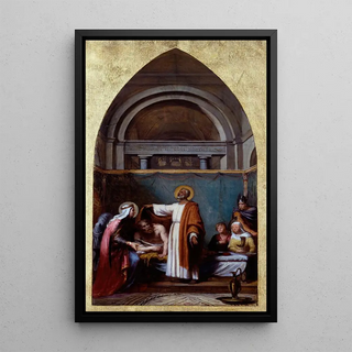 Sbastien Melchior Cornu - Saint Sverin abb dAgaune gurit le roi Clovis.webp