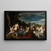 Nymphs at the Bath - Scarsellino — framed artwork on a wall