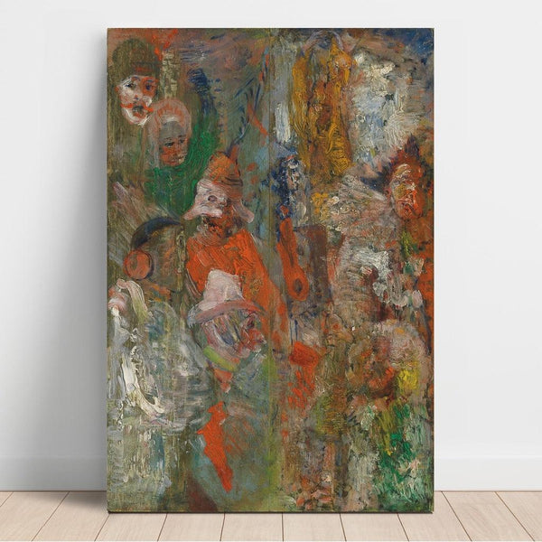 Reproduction of the painting Scene Carnival - James Ensor