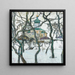 Reproduction of the painting Winter scene painting with church - Abraham Manievich