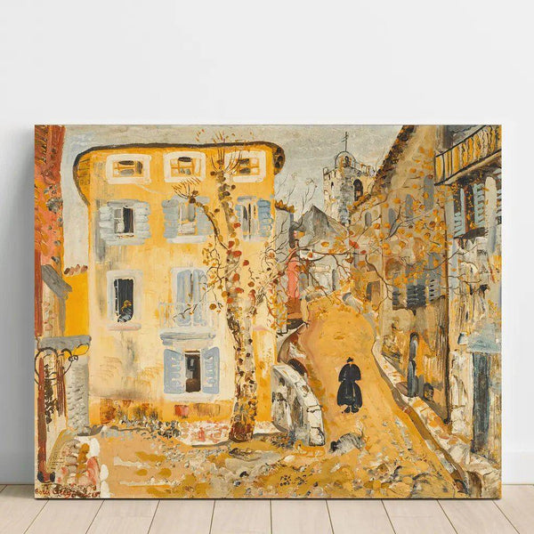 Reproduction of the painting Street scene in a provincial town - Boris Grigoriev
