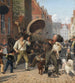 Street scene painting during hot days - Wilhelm Marstrand — artwork view