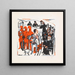 Scene of the Sainte Jeanne court of law by Shaw - Ernst Ludwig Kirchner — framed artwork on a wall