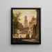 Place of lively activity - Jan van der Heyden School — framed artwork on a wall
