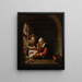 a Peasant Meal - Frans van Mieris School — framed artwork on a wall