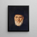 Portrait painting of Dirck Volckertsz Coornhert - Haarlem School — framed artwork on a wall