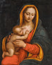 Virgin and Child Painting - School of Leonardo da Vinci — artwork view