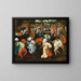 The Bride's Dance - School of Pieter Brueghel II — framed artwork on a wall