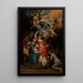 L'Adoration des bergers - School of Theodoor van Loon — framed artwork on a wall