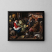 Vegetable Vendors - Willem Pieterszoon Buytewech School — framed artwork on a wall