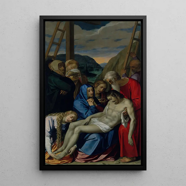 La Lamentation - Scipione Pulzone — framed artwork on a wall