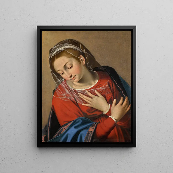 La Madone de l'Annonciation - Scipione Pulzone — framed artwork on a wall