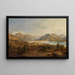 View of Lake Tegernsee - Southern Germany — framed artwork on a wall