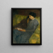 Chlorosis Painting - Sebastià Junyent — framed artwork on a wall