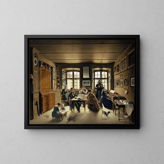 Family Concert in Basel - Sebastian Gutzwiller — framed artwork on a wall