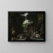 Bathers - Sebastian Vrancx — framed artwork on a wall