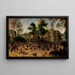 Saccage d'une ville - Sebastian Vrancx — framed artwork on a wall