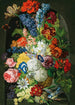 Floral composition with butterfly and blue tit - Sebastian Wegmayr — artwork view