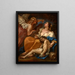 Agar and Ismael Saved by the Angel - Sebastiano Ricci — framed artwork on a wall