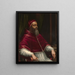 Pope Clement VII - Sebastiano del Piombo — framed artwork on a wall