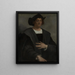 Portrait of a man said to be Christopher Columbus born around 1446 died in 1506 - Sebastiano del Piombo — framed artwork on a wall