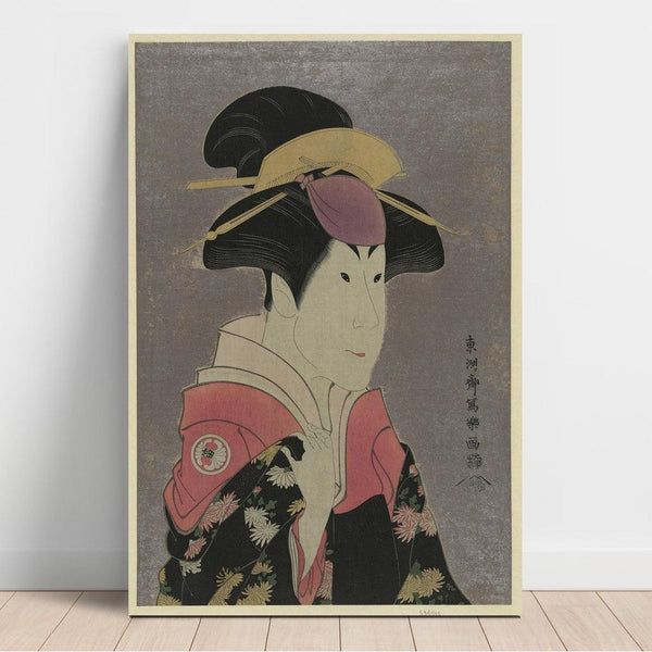 Reproduction of the painting Segawa Tomisaburo (as Yadorigi, wife of Ogishi Kurando) - Toshusai Sharaku