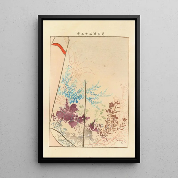 Yachigusa v 15 Pl15 - Seiko Ueno — framed artwork on a wall