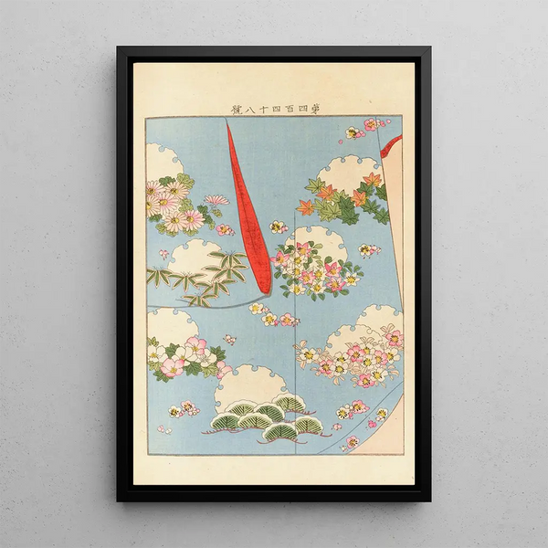 Yachigusa v 15 Pl28 - Seiko Ueno — framed artwork on a wall