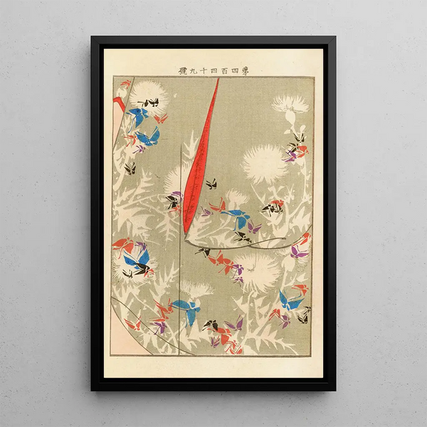 Yachigusa v 15 Pl29 - Seiko Ueno — framed artwork on a wall