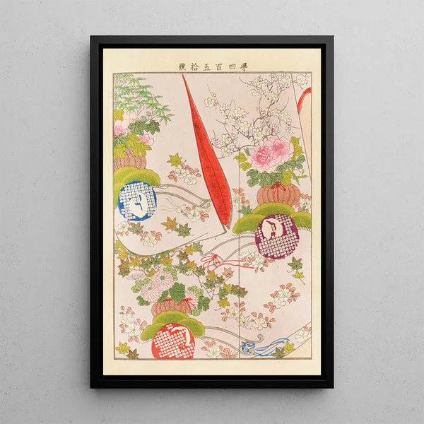 Yachigusa v 15 Pl30 - Seiko Ueno — framed artwork on a wall