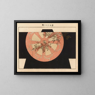Yachigusa v 6 Pl 16 - Seiko Ueno — framed artwork on a wall