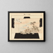 Yachigusa v 6 Pl 23 - Seiko Ueno — framed artwork on a wall