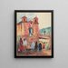 Église Rancho de Taos - Selden Connor Gile — framed artwork on a wall