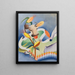 Wall study painting - Selma Day — framed artwork on a wall