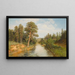 Summer wooded scene - Semyon Fedorovich Fedorov — framed artwork on a wall
