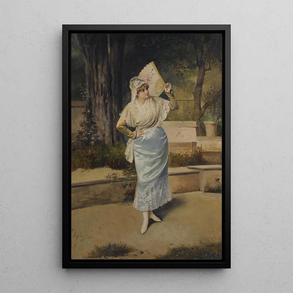 Dolores - Serafín Martínez del Rincón — framed artwork on a wall