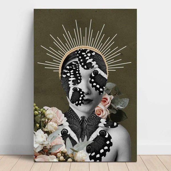 Reproduction of the painting Serenity Floral | Collage