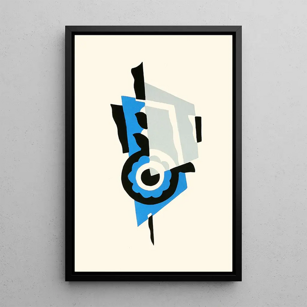Flowers Text and Twenty-Six Color Plates Pl 01 - Serge Gladky — framed artwork on a wall