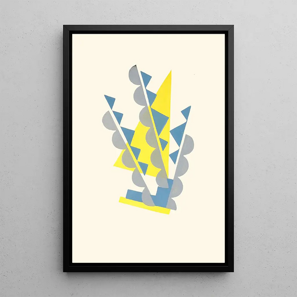Flowers Text and Twenty-Six Color Plates Part 03 - Serge Gladky — framed artwork on a wall