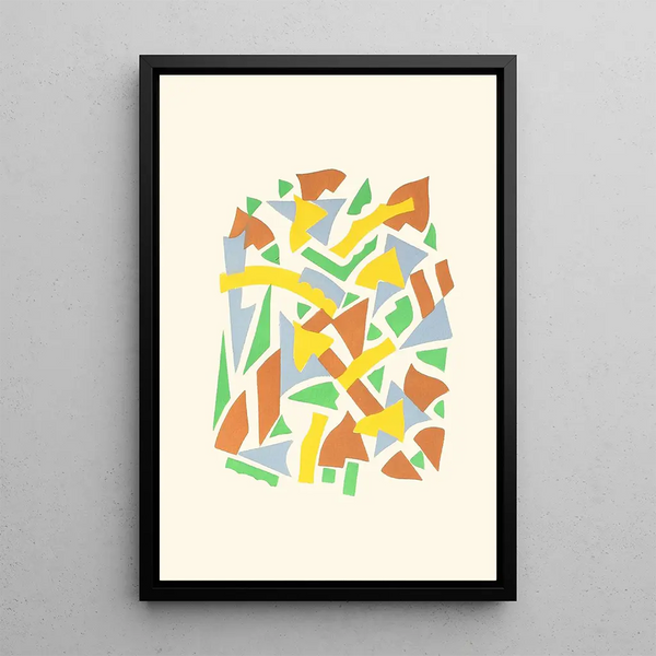 Flowers Text and Twenty-Six Color Plates Part 05 - Serge Gladky — framed artwork on a wall